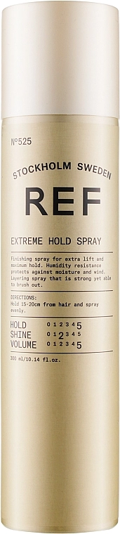REF Лак-спрей экстра-сильной фиксации N°525 Extreme Hold Spray N°525 - фото N3
