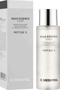 Омолаживающий и увлажняющий тонер с комплексом 9 пептидов - Medi Peel Peptide 9 Aqua Essence Toner, 250 мл