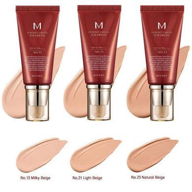 ВВ-крем з ідеальним покриттям - Missha M Perfect Cover BB Cream EX №21 SPF42 PA+++, 50 мл