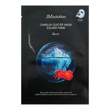 Тканевая маска с экстрактом камелии - JMSOLUTION Camellia Glacier Water Iceland Mask Snow, 1 шт