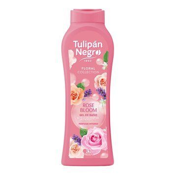 Гель для душа парфюмированный ЦВЕТЕНИЕ РОЗЫ - TULIPAN NEGRO Rose Bloom Bath Gel, 650 мл