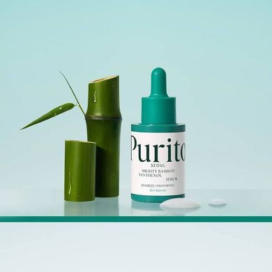 Сироватка з екстрактом бамбука та пантенолом - Purito Seoul Mighty Bamboo Panthenol Serum, 30 мл