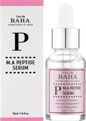 Пептидная сыворотка от морщин с матриксилом и аргирелином - Cos De Baha P M.A Peptide Serum, 30 мл
