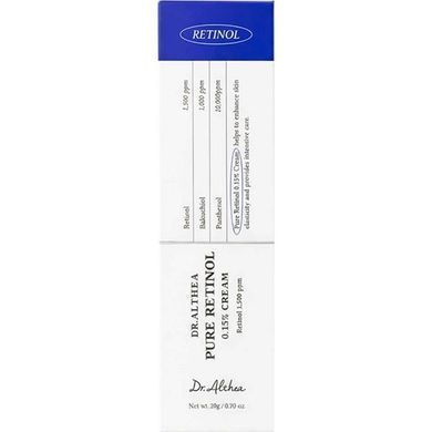 Омолоджуючий крем з ретинолом 0,15% &ndash; Dr. Althea Pure Retinol 0.15% Cream, 20 мл