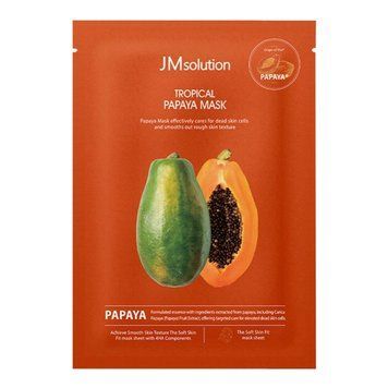 Тканевая маска с экстрактом папайи - JMSOLUTION Tropical Papaya Mask, 1 шт