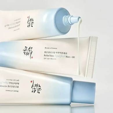 Сонцезахисний крем з рисовою водою - Beauty Of Joseon Relief Sun Aqua-Fresh: Rice + B5 SPF 50+ PA++++, 50 мл