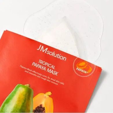 Тканевая маска с экстрактом папайи - JMSOLUTION Tropical Papaya Mask, 1 шт
