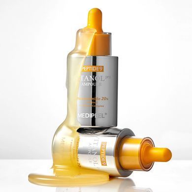 Освітлююча сироватка з ніацинамідом, вітамінами та пептидами - Medi Peel Peptide 9 Vitanol Ampoule PRO, 30 мл