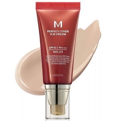 ВВ-крем з ідеальним покриттям - MISSHA M Perfect Cover BB Cream №23 SPF42 PA+++, 50 мл