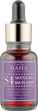Сыворотка с салициловой кислотой 4% для жирной и проблемной кожи Cos De Baha Salicylic Acid 4% Serum , 30мл