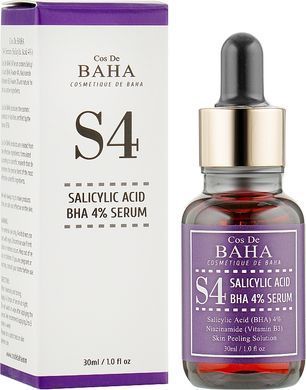 Сыворотка с салициловой кислотой 4% для жирной и проблемной кожи Cos De Baha Salicylic Acid 4% Serum , 30мл