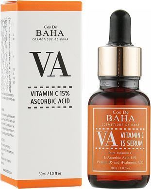 Сироватка з вітаміном C для вирівнювання тону Cos de Baha VA Vitamin C 15% Serum, 30мл