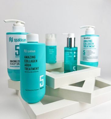 Бальзам для волос с коллагеном - SPAKLEAN Amazing Collagen Treatment Plus, 500 мл
