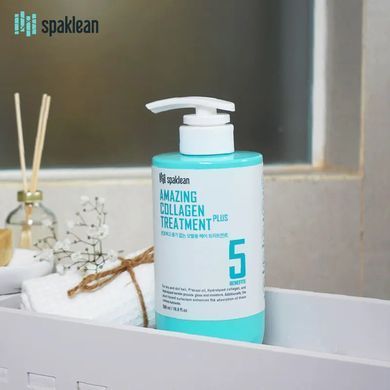 Бальзам для волос с коллагеном - SPAKLEAN Amazing Collagen Treatment Plus, 500 мл