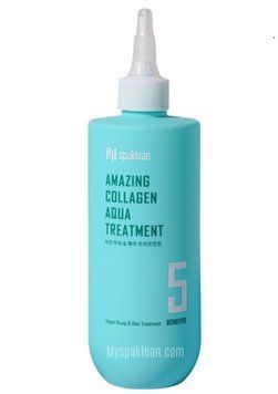 Бальзам-филлер для волос с коллагеном - SPAKLEAN Amazing Collagen Aqua Treatment, 300 мл
