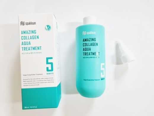 Бальзам-филлер для волос с коллагеном - SPAKLEAN Amazing Collagen Aqua Treatment, 300 мл
