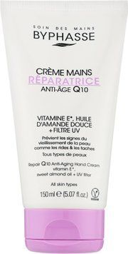 Крем для рук антивозрастной Q10 - Byphasse Anti-Aging Hand Cream Q10, 150 мл (до 12.2026)