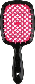 Расческа для волос Janeke Superbrush, черный с малиновым