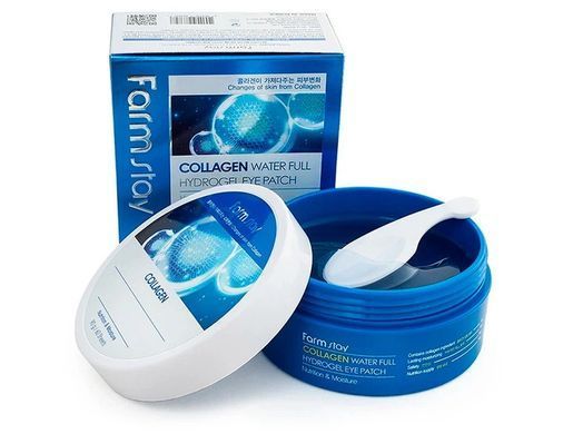 Патчи гидрогелевые с коллагеном - FarmStay Water Full Hydrogel Eye Patch, 60 шт