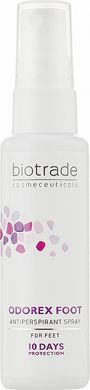 Антиперспірант спрей для ніг із посиленою тривалою дією - Biotrade Odorex Foot Antiperspirant Spray, 40 мл
