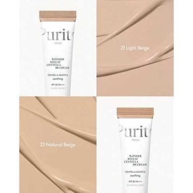 ВВ-крем із екстрактом центели - PURITO Seoul Wonder Releaf Centella BB Cream №21 Light Beige, 30 мл