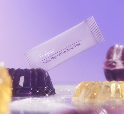 М'яка ензимна пудра з колагеном та ретинолом - Fraijour Retin-Collagen 3D Core Powder Wash, 30x1 г