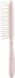 Расческа для волос Janeke Small Superbrush, пудровый с белым (Маленькая)