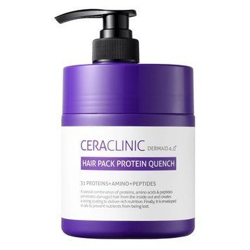Маска для волос восстанавливающая - Ceraclinic Dermaid 4.0 Hair Pack Protein Quench, 600 мл