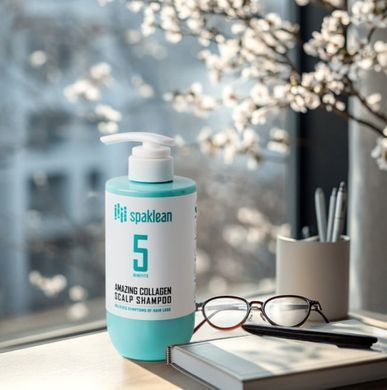 Шампунь увлажняющий с коллагеном - SPAKLEAN Amazing Collagen Scalp Shampoo, 10 мл