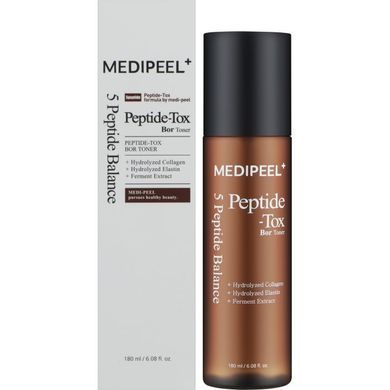 Антивозрастной пептидный тонер с эффектом ботокса - Medi Peel Peptide-Tox Bor Toner, 180 мл