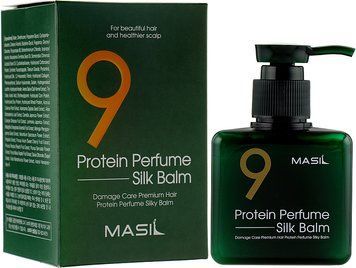 Несмываемый бальзам с протеинами для поврежденных волос Masil 9 Protein Perfume Silk Balm, 180мл