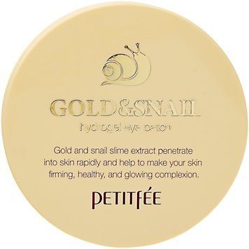 Гидрогелевые патчи для глаз с золотом и улиткой Petitfee Gold & Snail Hydrogel Eye Patch 60 шт
