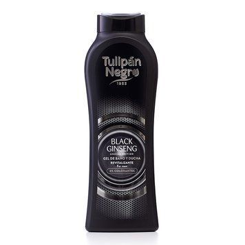 Гель для душа для мужчин ЧЕРНЫЙ ЖЕНЬШЕНЬ - TULIPAN NEGRO BATH GEL Black Ginseng, 650 мл