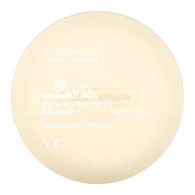 Рассыпчатая матирующая пудра для лица - VT Cosmetics Cica No Sebum UV Powder SPF20 PA++, 5 г