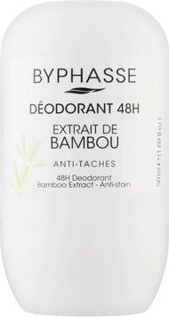 Дезодорант роликовый &laquo;Экстракт бамбука&raquo; - Byphasse 48h Deodorant Bamboo Extract, 50 мл (до 03.2029)