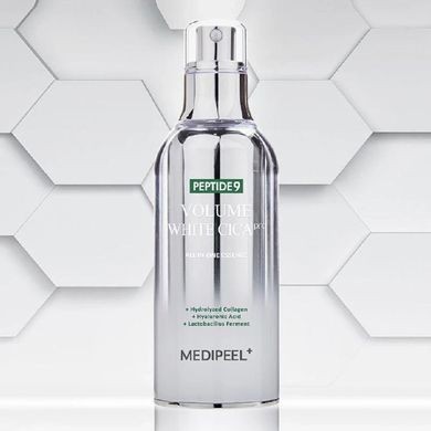 Киснева освітлююча та заспокійлива есенція з центеллою - Medi Peel Peptide 9 Volume White CICA Essence PRO, 100 мл