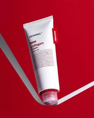 Барьерный крем для эластичности с коллагеном и лактобактериями - Medi Peel Red Lacto Peptide Collagen Barrier Cream, 80 мл