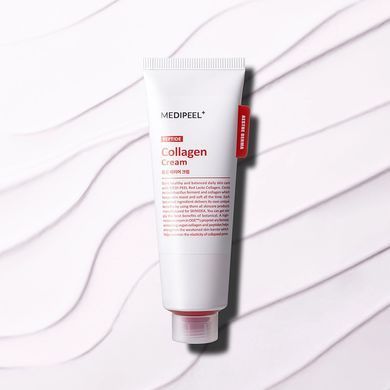 Барьерный крем для эластичности с коллагеном и лактобактериями - Medi Peel Red Lacto Peptide Collagen Barrier Cream, 80 мл