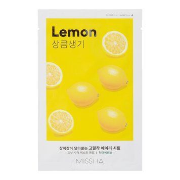 [MISSHA] Тканевая маска с экстрактом лимона Airy Fit Sheet Mask Lemon, 1 шт