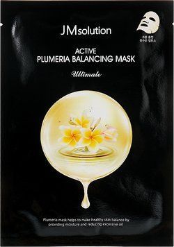 [JMSOLUTION] Тканинна маска з екстрактом плюмерії Active Plumeria Balancing Mask Ultimate, 1 шт