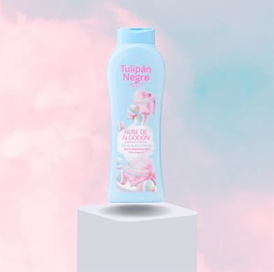 Гель для ванны и душа ХЛОПКОВОЕ ОБЛАКО - TULIPAN NEGRO BATH & SHOWER GEL Cotton Cloud, 650 мл