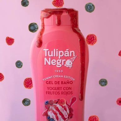 Гель для ванни та душу душу ЯГІДНИЙ ЙОГУРТ - TULIPAN NEGRO BATH & SHOWER GEL YUMMY CREAM, 650 мл