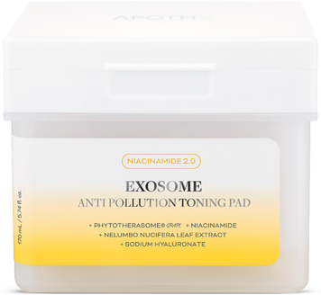 Очищающие тонизирующие пэды - APOTHE Exosome Anti-Pollution Toning Pad, 70 шт - 170 мл
