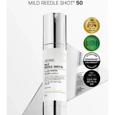 Сироватка з мікроголками для покращення текстури та тону шкіри - VT Cosmetics Mild Reedle Shot 50, 50 мл