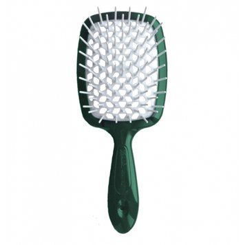 Расческа изумрудная с белым маленькая - Janeke SMALL SUPER BRUSH