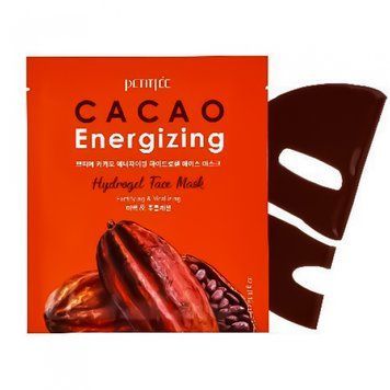Гидрогелевая маска для лица КАКАО - PETITFEE Cacao Energizing Hydrogel Face Mask,1 шт