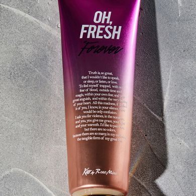 Парфумований крем для тіла з квітковим ароматом ірису - Kiss by Rosemine Fragrance Cream Oh, Fresh Forever з квітковим ароматом ірису 140 мл