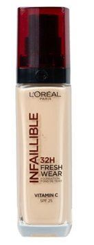 Стойкий тональный крем для лица - L'Oreal Paris Infaillible 32H Fresh Wear,020 - Ivory, 30 мл (до 10.2026)