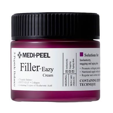Крем-філер проти зморшок для пружності шкіри з пептидами та EGF - Medi Peel Filler Eazy Cream, 50 г
