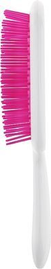 Расческа для волос Janeke Superbrush, белая с малиновым